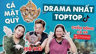 Lần đầu ăn CÁ MẶT QUỶ: món ăn ngập drama của Tiktoker VN có ngon ?!? #teamAH