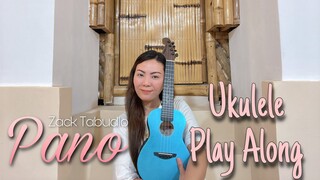 PANO | Zack Tabudlo | EASY UKULELE PLAY ALONG