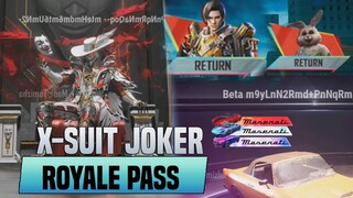 X-SUIT JOKER - NOVO ROYALE PASS - NOVOS CARROS E MODO AMANHACER E ANOITECER