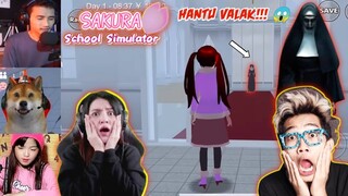 Reaksi Ani Nurhayani & Frost Diamond Menguak Misteri Hantu Valak | Sakura School Simulator Indonesia