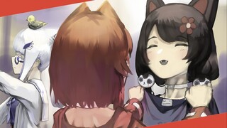 【3D Anjie】Three red deer taking a day off