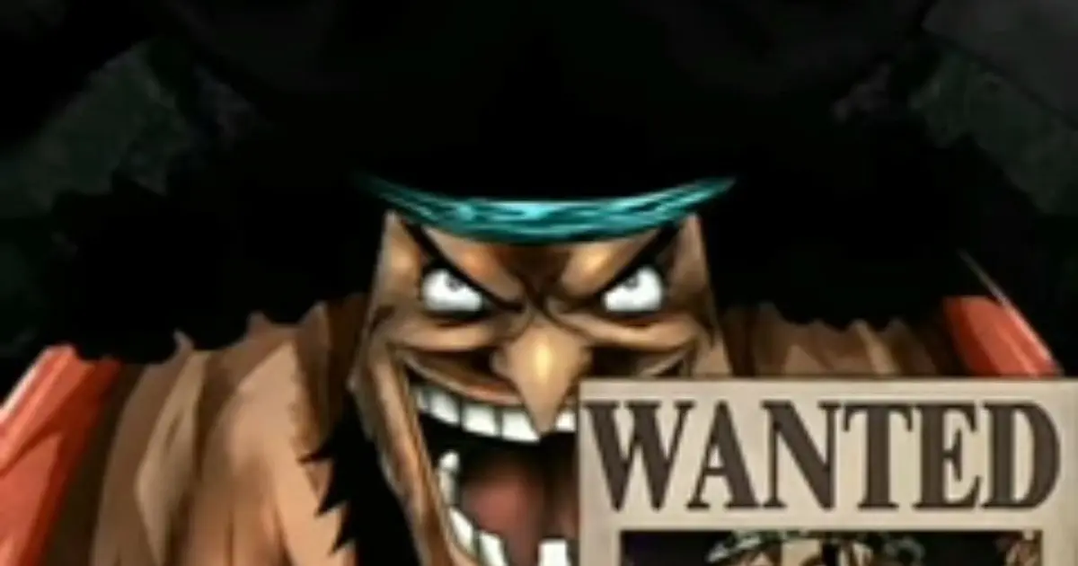 one piece blackbeard wanted