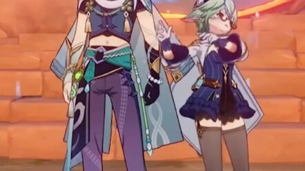 Tag a friend who doesn’t play Genshin Impact and see if they can guess what these two are to each ot