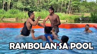 Rambolan sa swimming pool