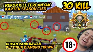 30 Kill, Rekor Baru Kapten ZAN Season C1S3, Bukan Rank Bawah Platinum Diamon Crown