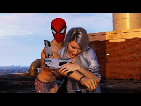 Silver Sable not being Gentle with Spider-Man (Silver Sable Scenes) - Marvel's Spider-Man Remastered