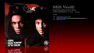 Milli Vanilli (1988) Girl You Know It's True [7' Inch - 45 RPM - Single]