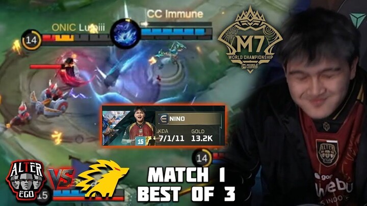 NINOOO MENGGILA DI MATCH INI!! SORANYA BENER2 SEREM BANGET!! ONIC VS ALTER EGO M