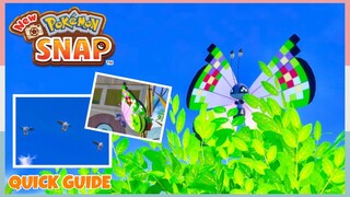 How To Lure Out Fancy Vivillon At Research Camp *Lab Route* | New Pokemon Snap - Quick Guide