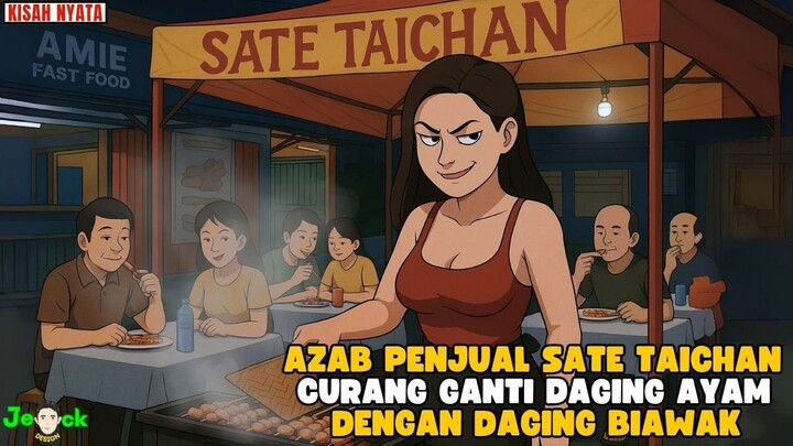 AZAB PENJUAL SATE THAICAN CULAS GANTI DAGING AYAM DENGAN DAGING BIAWAK