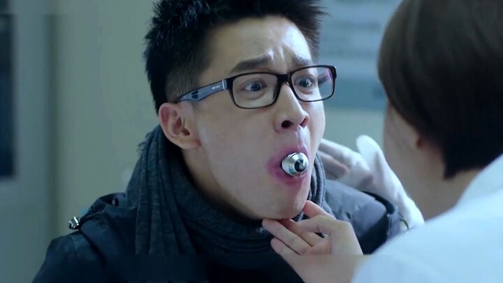 A young man dared to shove a light bulb into his mouth and couldn't get it out!