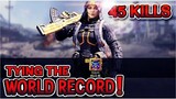 45 KILLS 🔥 Solo vs Squads (TIED WORLD RECORD) - Call of Duty Mobile Battle Royale