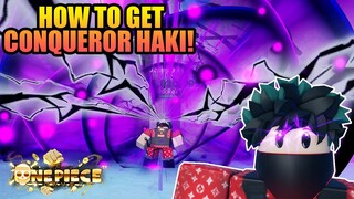 How To Get Conqueror Haki Full Showcase in A One Piece Game