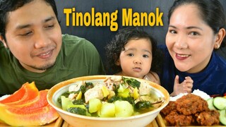 FILIPINO FOOD MUKBANG | TINOLANG MANOK + FRIED CHICKEN | BIOCO FOOD TRIP