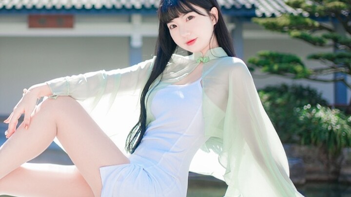 Sườn xám đẹp và phong cảnh mùa xuân quyến rũ [Tiểu Thủy] Cắn mèo đơn ❀Đan Thanh❀