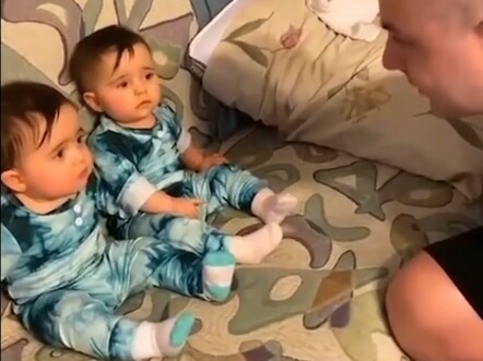This adorable kid’s already so protective of their little sister—even though they’re scared too… So…