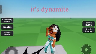 It’s dynamite dance