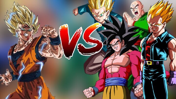 Dragon Ball AF EVil Goku? versus GT Goku Gohan Tien Vegeta Manga Hindi EXplain
