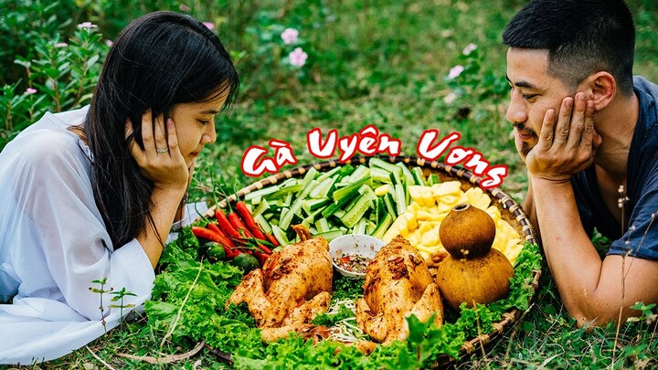 Ẩm Thực Lương Sơn Bạc - Gà Uyên Ương - Baked Chicken Salt - Survival cooking / P15