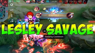 LESLEY SAVAGE VS HAYABUSA, HYLOS, KAGURA, BETRIX, YU ZHONG #mobilelegends #mlbb