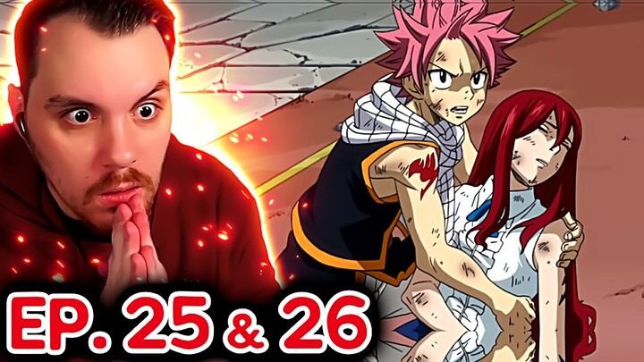 Erza vs Jose || Fairy Tail Episode 25 & 26 REACTION