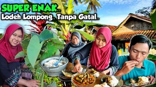 Yang Begini Aja Nikmat Banget‼️ Sayur Lodeh Lompong, Ikan Bandeng, Masak di Desa