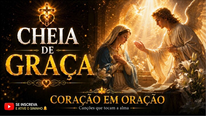 CHEIA DE GRAÇA | Louvor Católico Mariano à Virgem Maria | Coração em Oração
