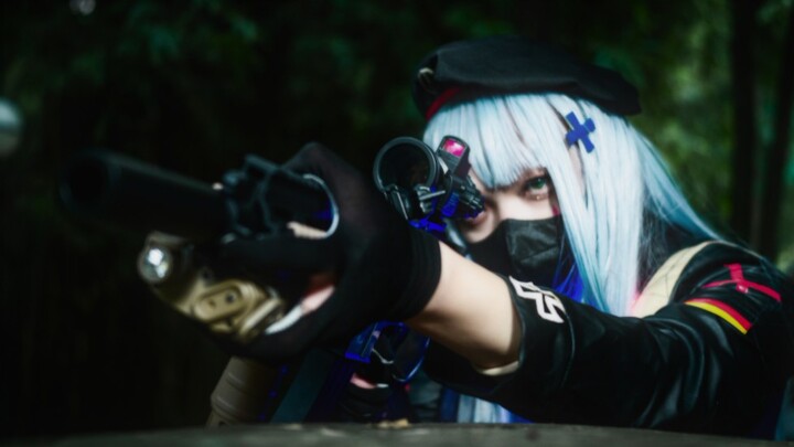 What is HK416 doing after drinking fake wine?