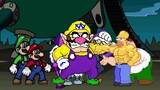 AN Mugen Request #1772: Mario, Luigi, Wario, Waluigi VS Homer, Peter, Bender, Stan