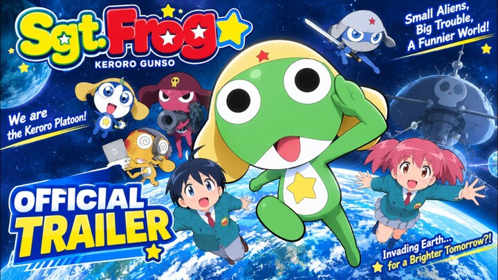 SGT. FROG IS BACK! NEW ANIME TRAILER & OCTOBER 3 RELEASE DATE!