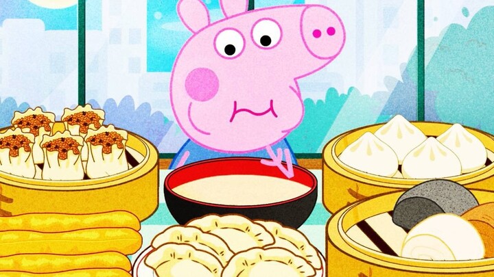 [Peppa Pig] Sarapan George Bisa Kumakan Selama 10 hari