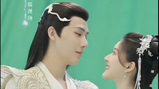 Behind the Scenes: Wang Anyu kisses Zhao Lusi on the forehead