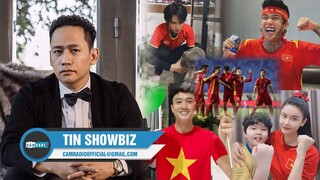 [Tin Showbiz]Sao Việt nhuộm đỏ Facebook trong trận đấu Việt Nam-Indonesia;Duy Mạnh "phốt" Phi Nhung