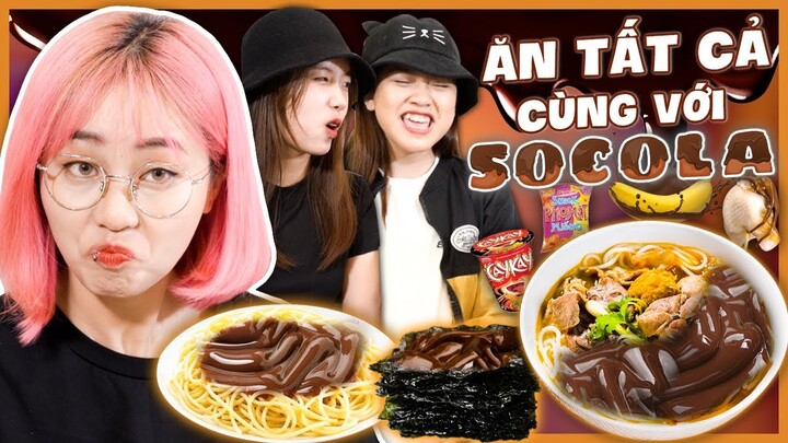 Misthy Thử thách Ăn tất cả mọi thứ với Socola. Đâu là món tuyệt phẩm? || FOOD CHALLENGE