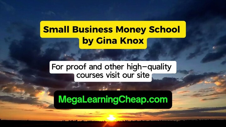 Small Business Money School by Gina Knox