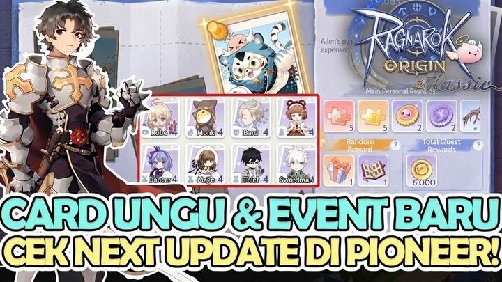 CARD UNGU BARU & NEXT EVENT RIBUAN GOLD COIN GRATIS!