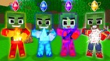Monster School : SpiderMan Baby Zombie Vs Squid Game Doll Hot and Cold - Minecraft Animation