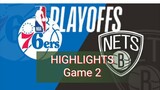 Philadelphia 76ers vs New Jersey Nets Game 2 Highlights