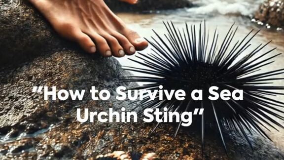 Stepped on a sea urchin No worries!
