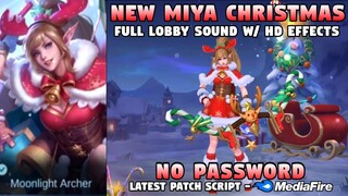 Revamped Miya Christmas Carnival Skin Script | Revamped Miya Christmas Skin Script | Mobile Legends