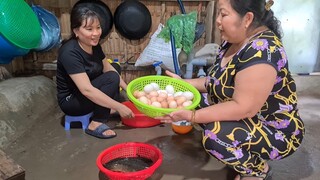 Chỉ Sau Một Đêm Cắm Câu và Buổi Sáng Thu Hoạch Là Hai Mẹ Con Khỏi Cần Đi Chợ | TKQ & Family T1108