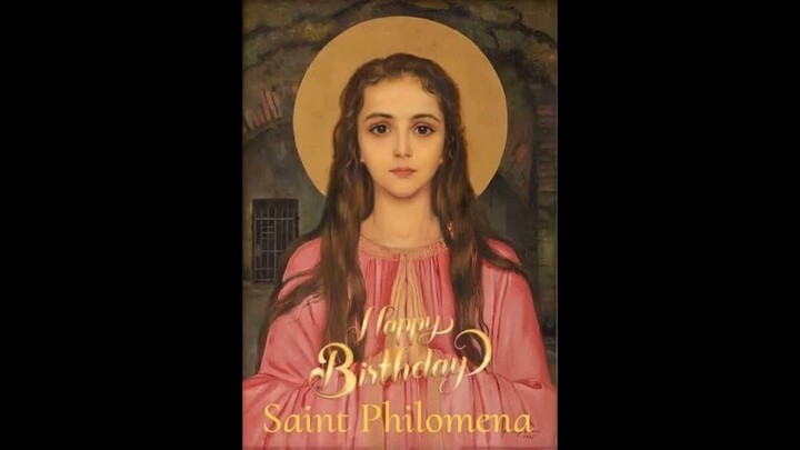 Saint Philomena sung in Gregorian