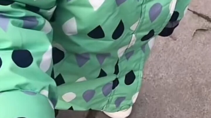 A kid says, “This was all bought with money—why throw it away?”