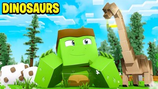 A BABY BRACHIOSAURUS - Minecraft JurassicCraft