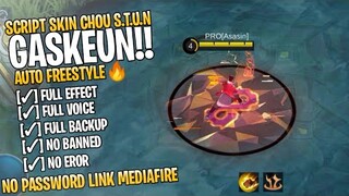 Script Skin Chou Stun Full Efeect No Password Patch Terbaru | Mobile Legends