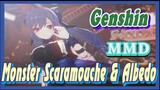 [Genshin, MMD] Monster [Scaramouche & Albedo]