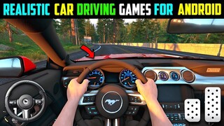 Top 5 Realistic Car Driving Games For Android l Best car driving games on android