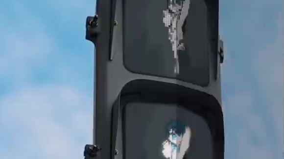 Akihabara, Japan / Traffic Lights: Moe Girls Waiting for Traffic Lights with You