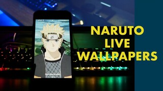 NARUTO LIVE WALLPAPERS! | iPhone & Android GiFs