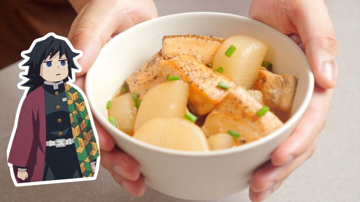 อากาศหนาวๆ ลองมาชิมแครอทกับปลาแซลมอนจากดาบพิฆาตอสูรกันเถอะ~